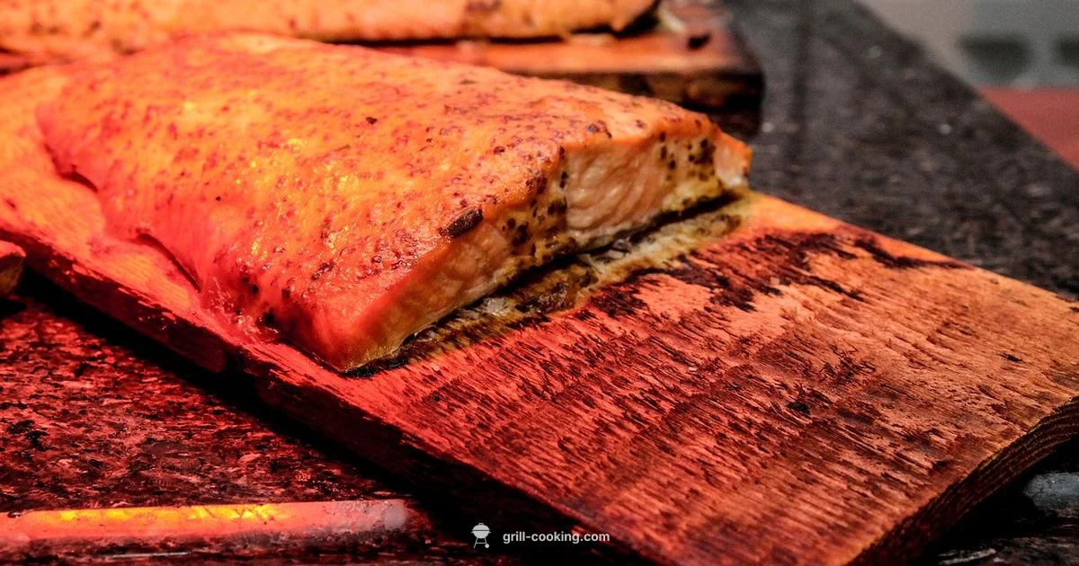 Cedar Plank Salmon - Grill Cooking