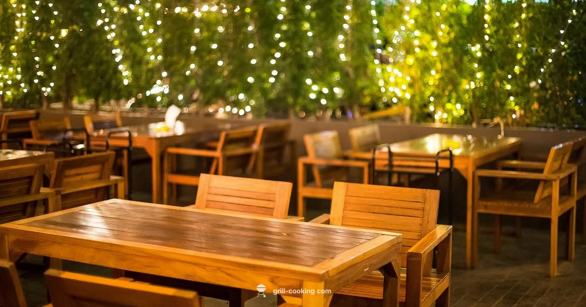 Waterfront Grill Scene - Grill Cooking