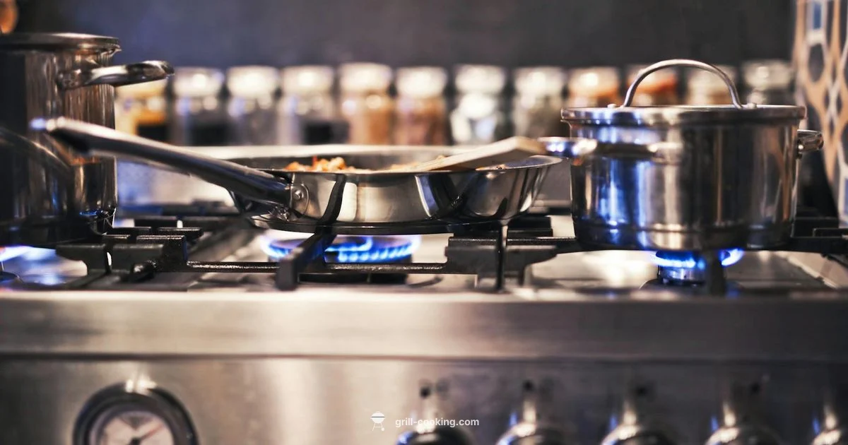 Marina Grill in Action - Grill Cooking