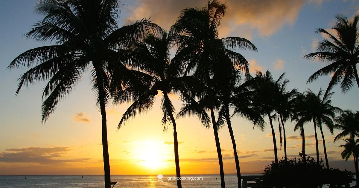 Waikiki Grilling Scene - Grill Cooking