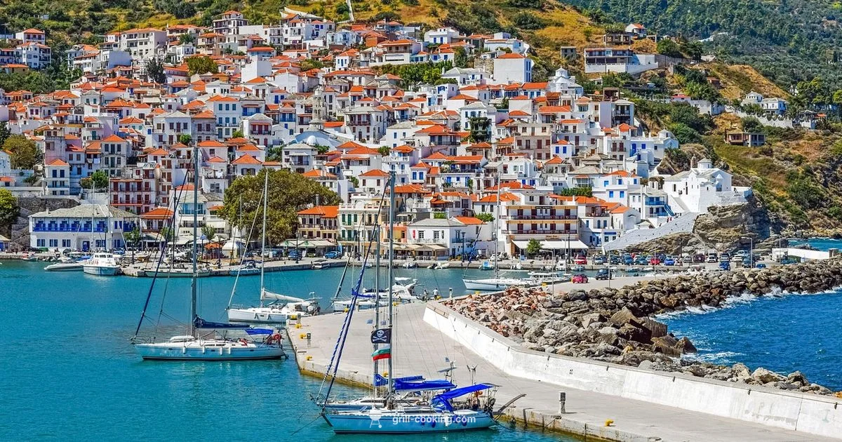 Mykonos Grill Scene - Grill Cooking