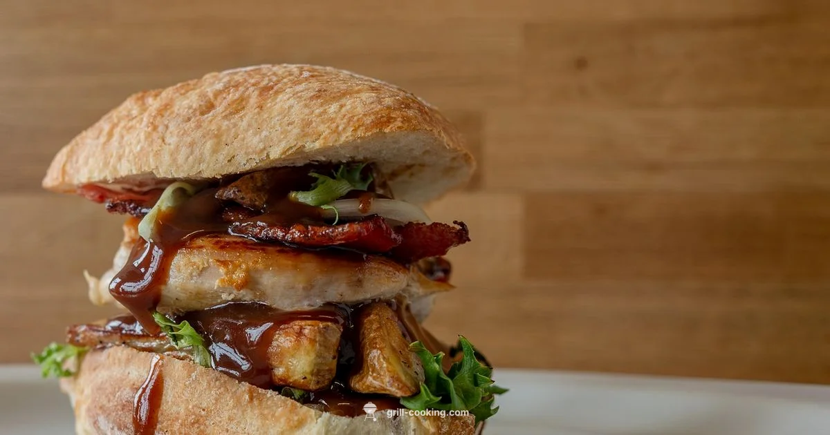 Juicy Grilled Sandwich - Grill Cooking