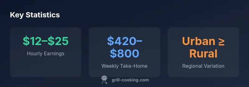 Infographic showing Kona Grill server earnings by region