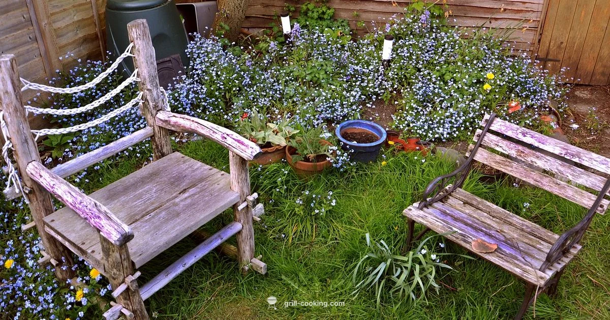 Backyard Bar Setup - Grill Cooking