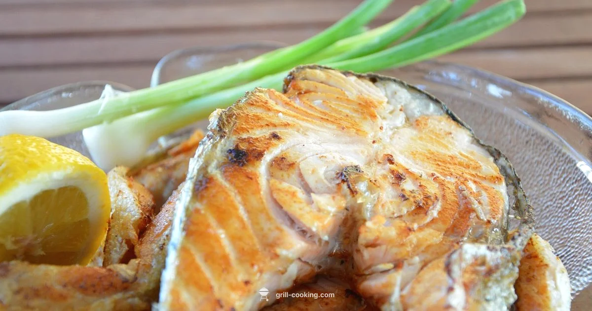 Riverfront Fish Grilling - Grill Cooking