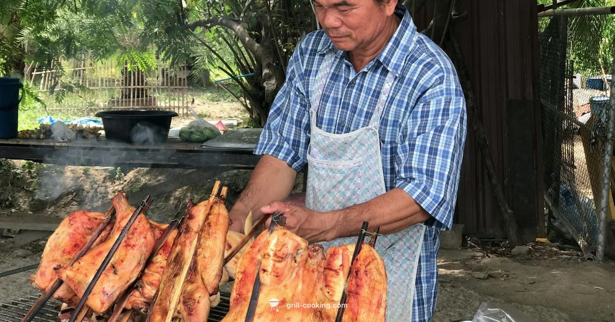 Grill Full Chicken - Grill Cooking