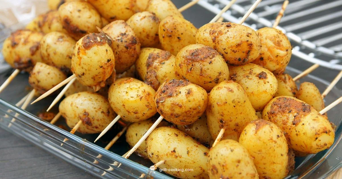 Grilled Baked Potatoes - Grill Cooking