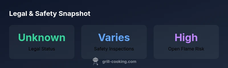 Infographic showing grille legality by jurisdiction