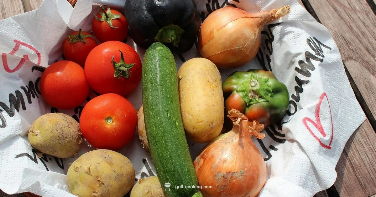 Veggie Grill Basket - Grill Cooking